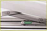 Safety restrictor hinges