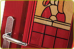 Hook Lock security for doors